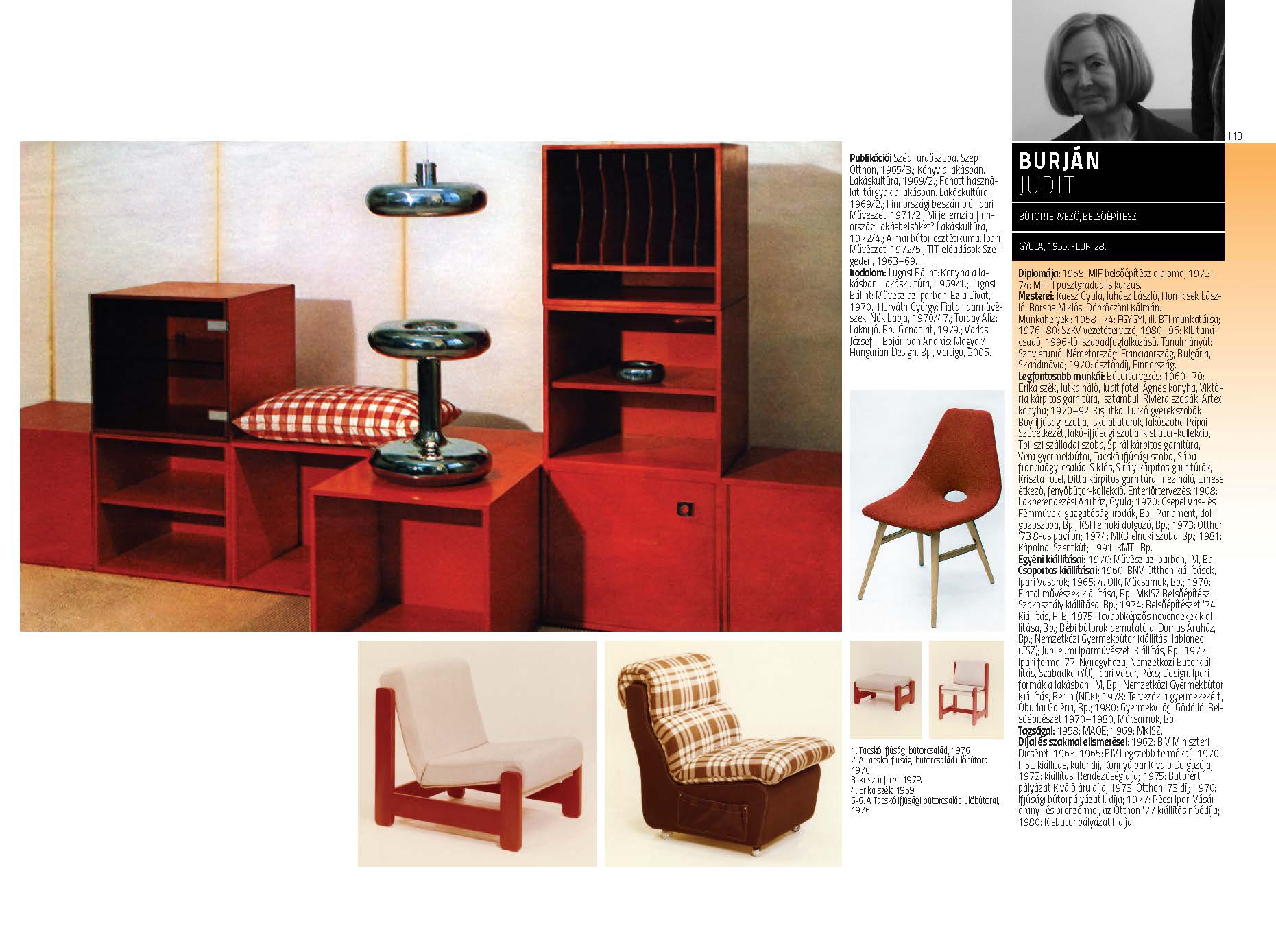Burián Judit - belsőépítész, bútortervező