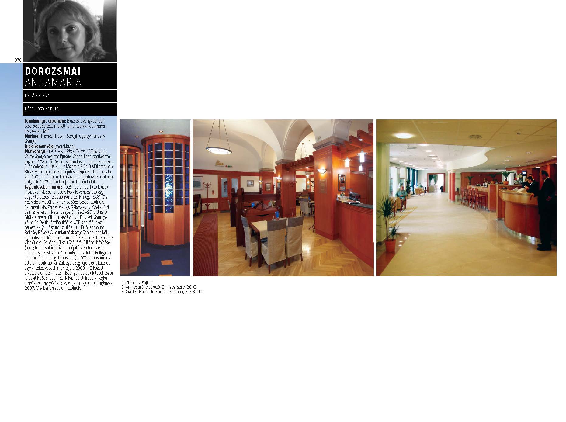 Dorozsmai Annamária - belsőépítész
