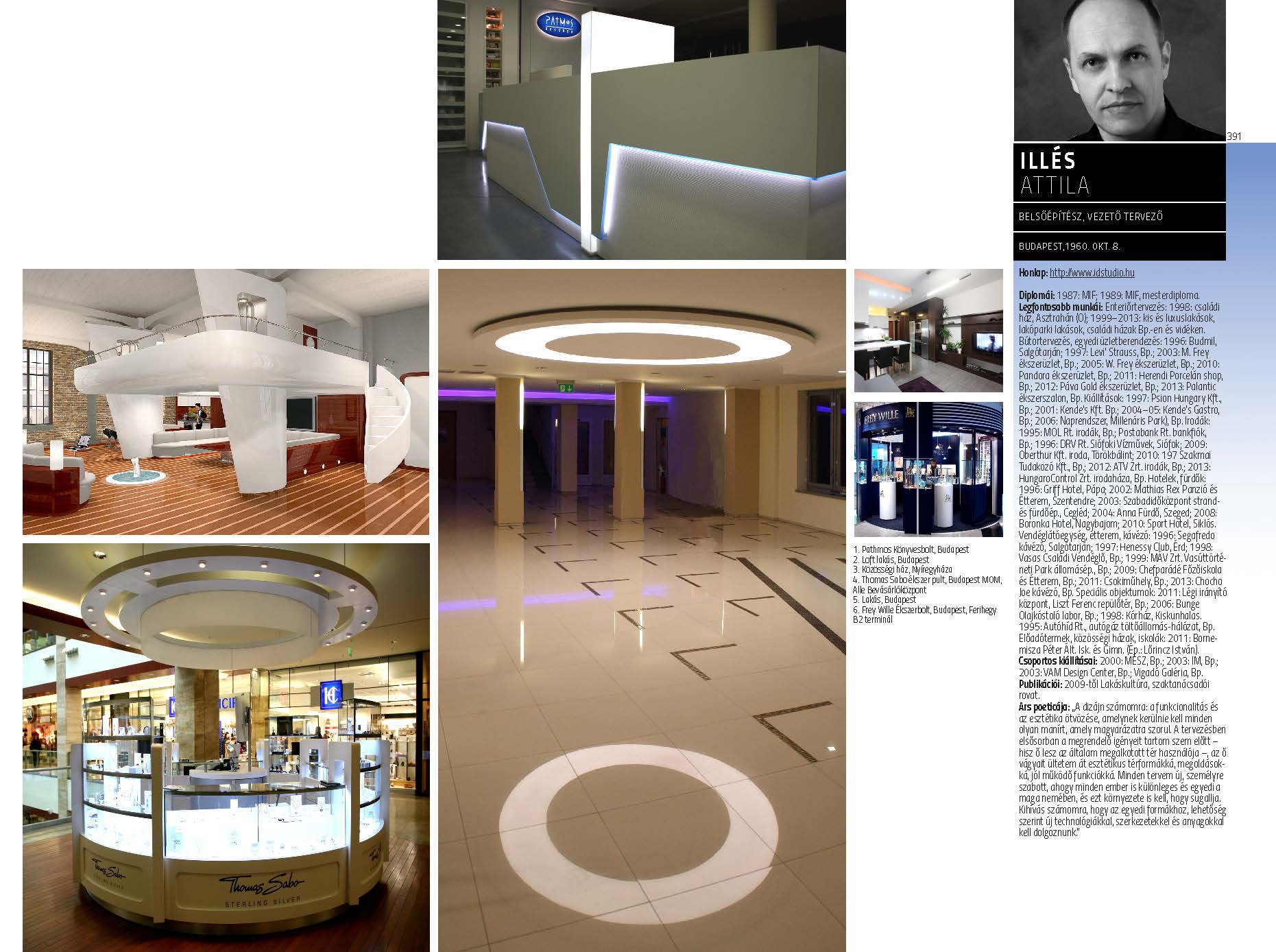 Illés Attila - belsőépítész, vezető tervező