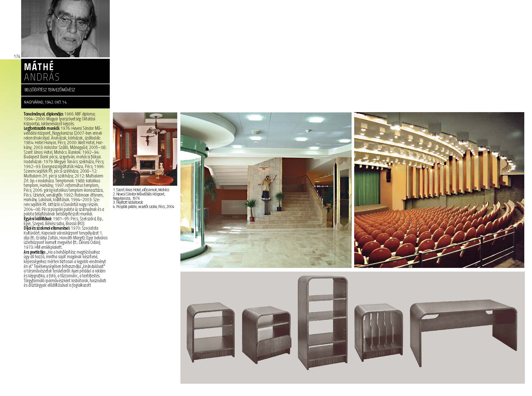 Máthé András - belsőépítész tervezőművész
