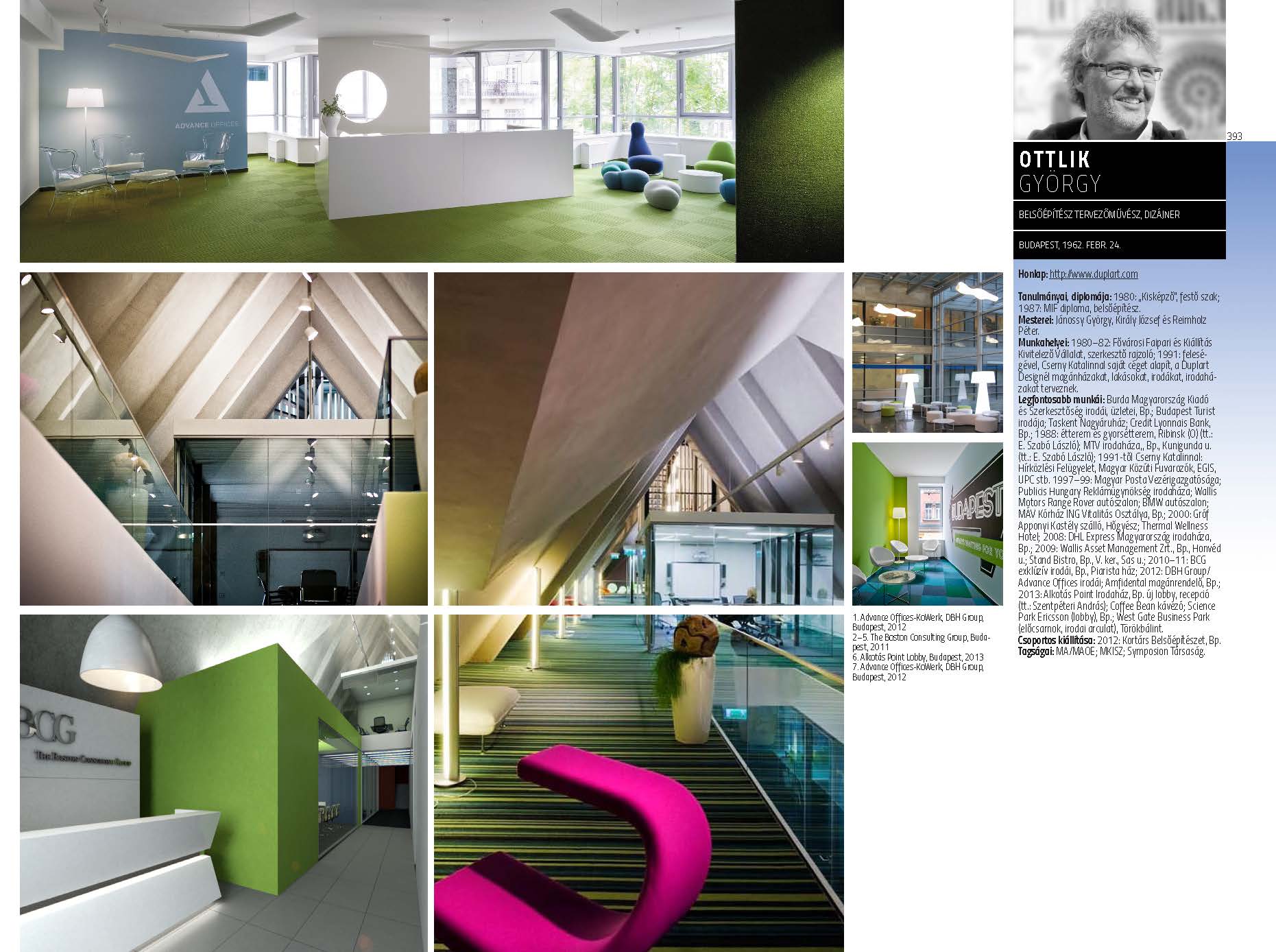 Ottlik György - belsőépítész tervezőművész, dizájner