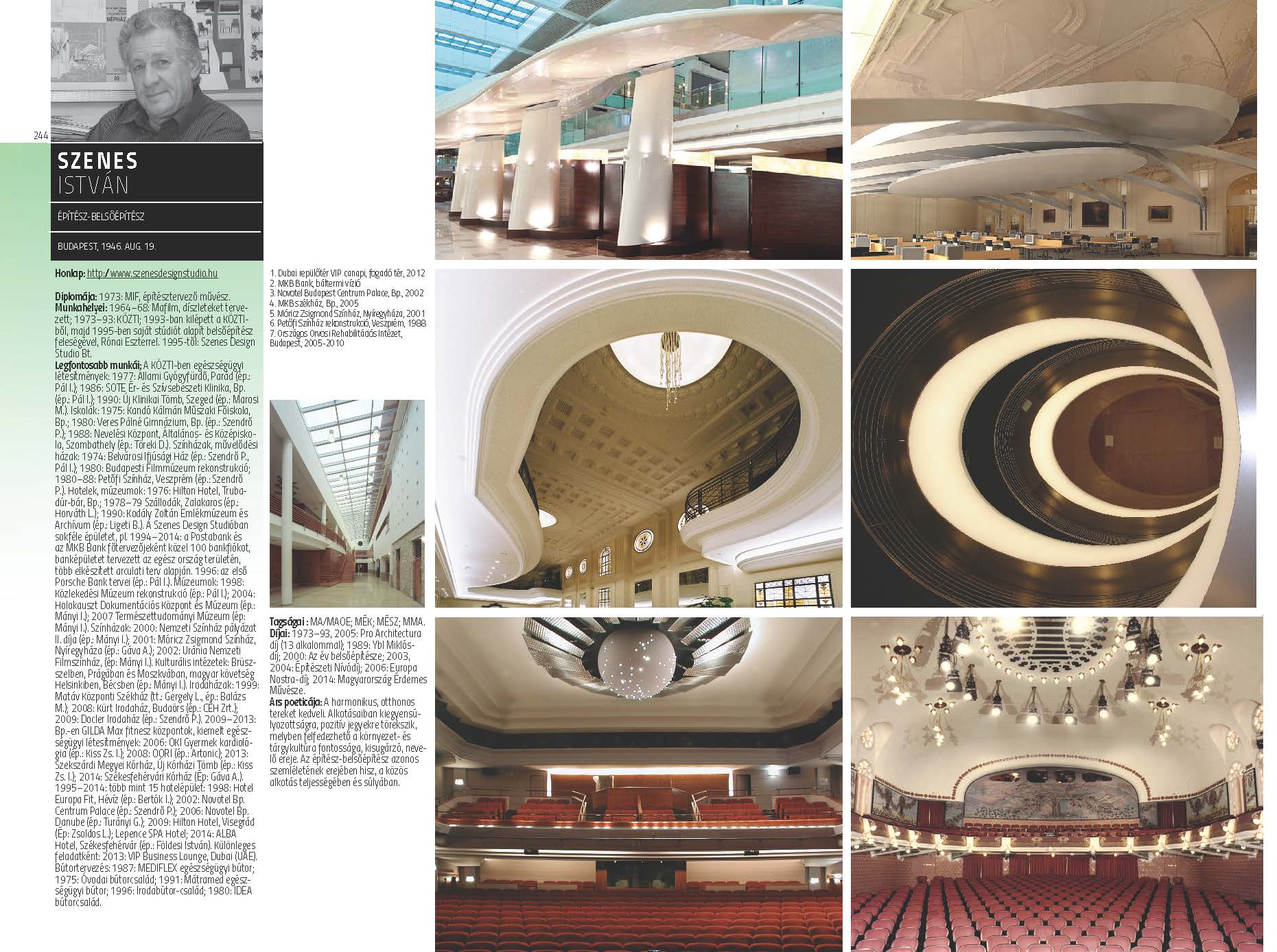 Szenes István - építész-belsőépítész