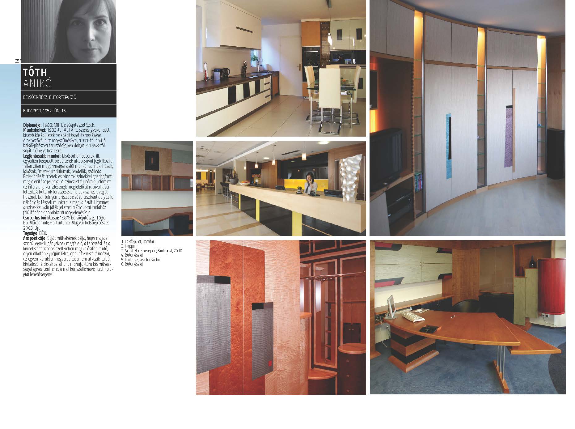 Tóth Anikó - belsőépítész, bútortervező